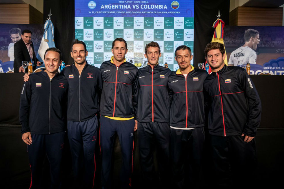 Colombia enfrentará a Suecia en su debut en el Grupo Mundial de la Copa Davis
