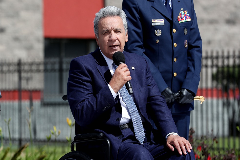 Juez dictó medidas cautelares contra el expresidente de Ecuador, Lenín Moreno