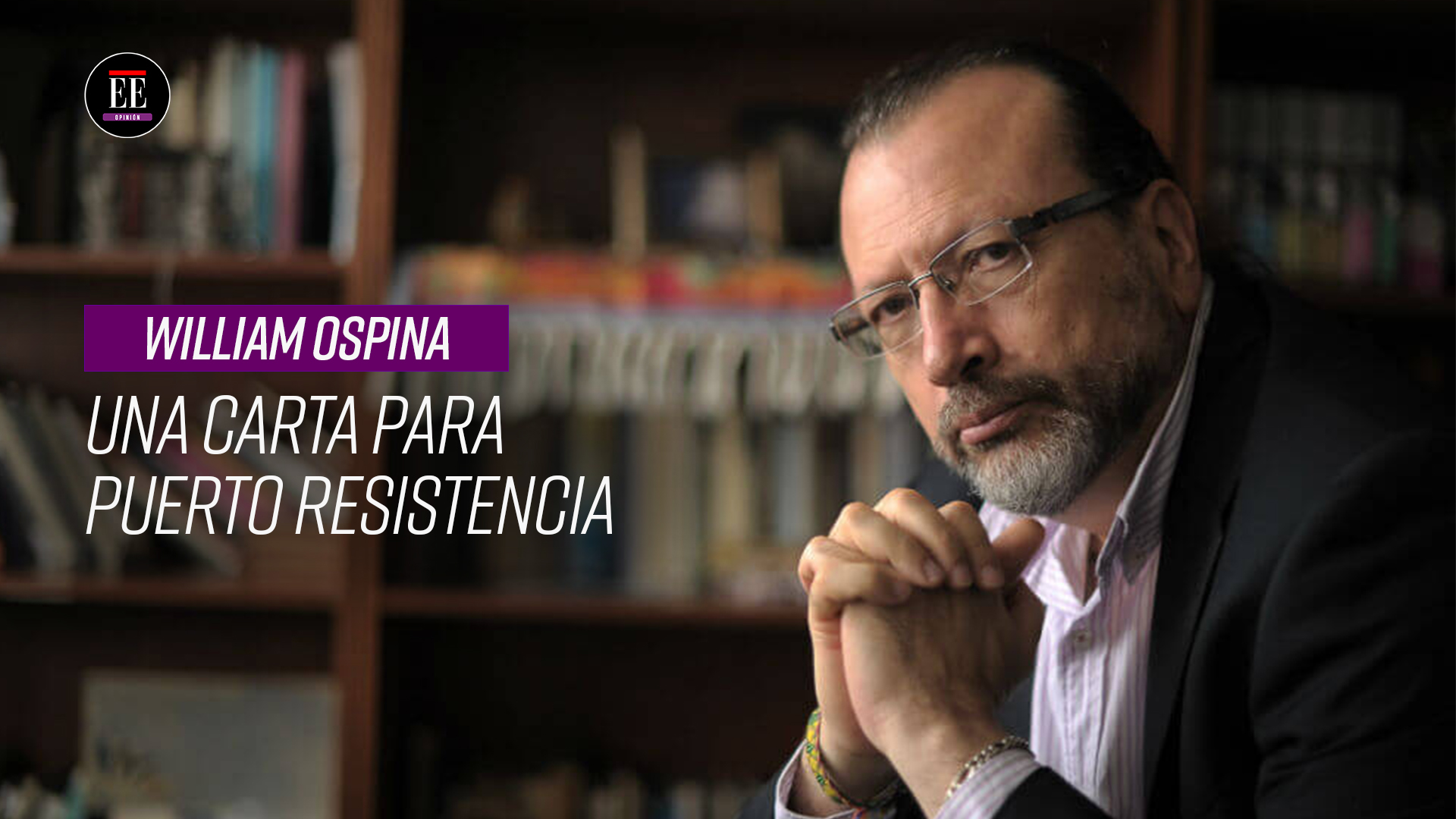 “Aquí no bastan ya los títulos: necesitamos un país que ofrezca alternativas”: William Ospina