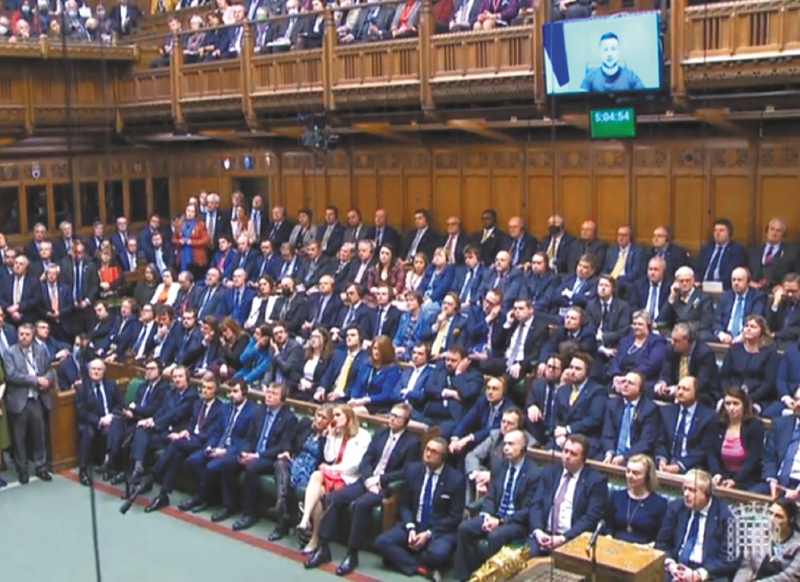 -- MANDATORY CREDIT: UK PARLIAMENTARY RECORDING UNIT -- HANDOUT