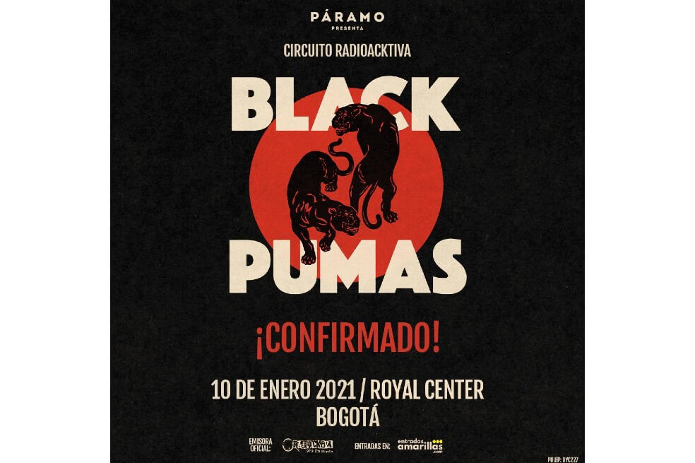 Aplazan concierto de Black Pumas para el 10 de enero de 2021