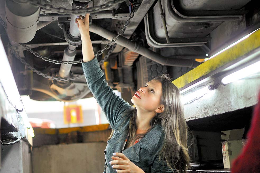 Una vida detrás del paro de transporte