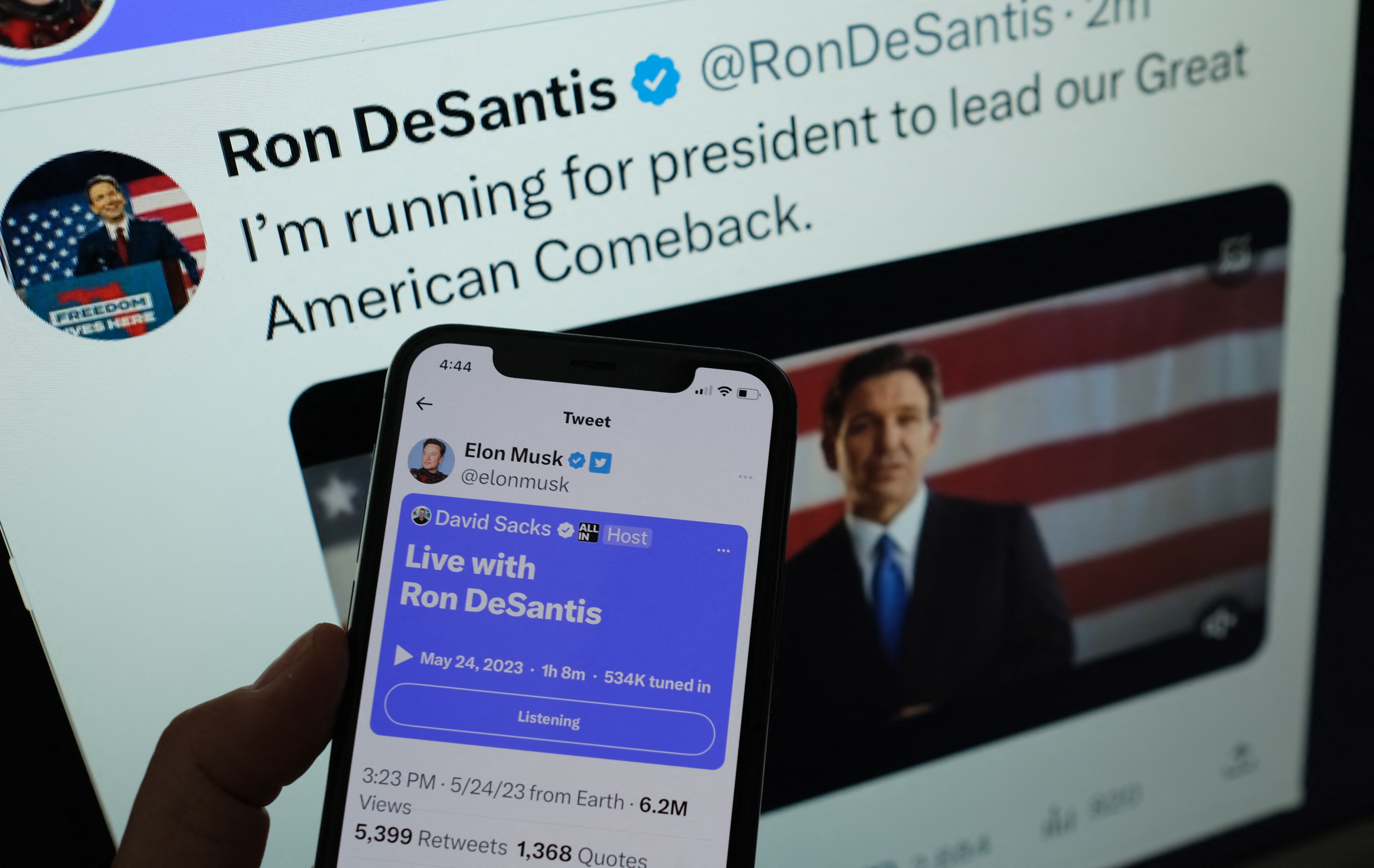 ¿Qué significa que DeSantis haya anunciado su candidatura en Twitter?