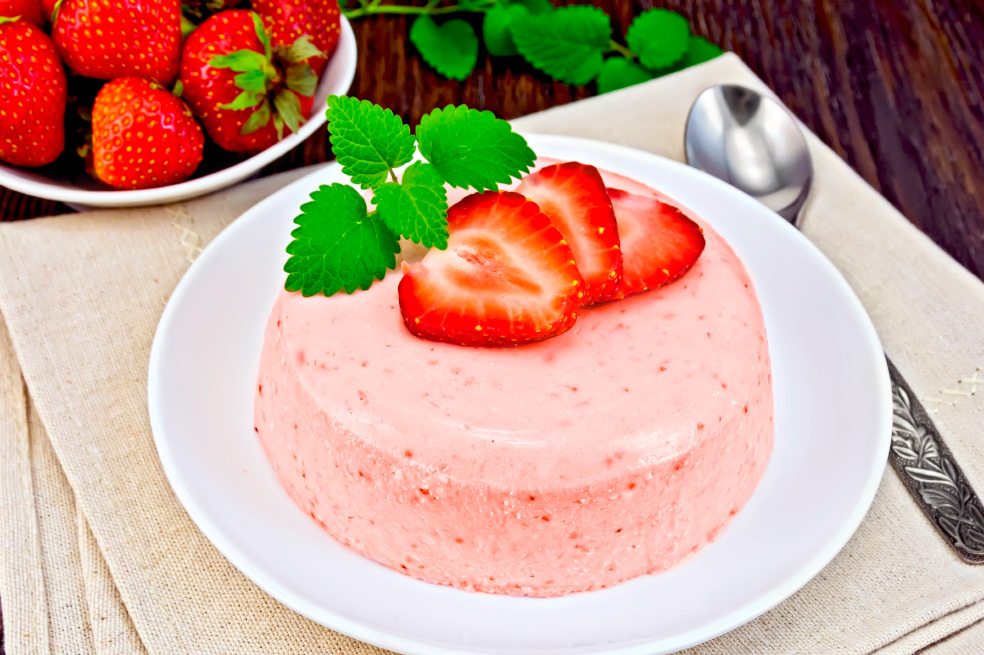 Postre de gelatina con 3 ingredientes
