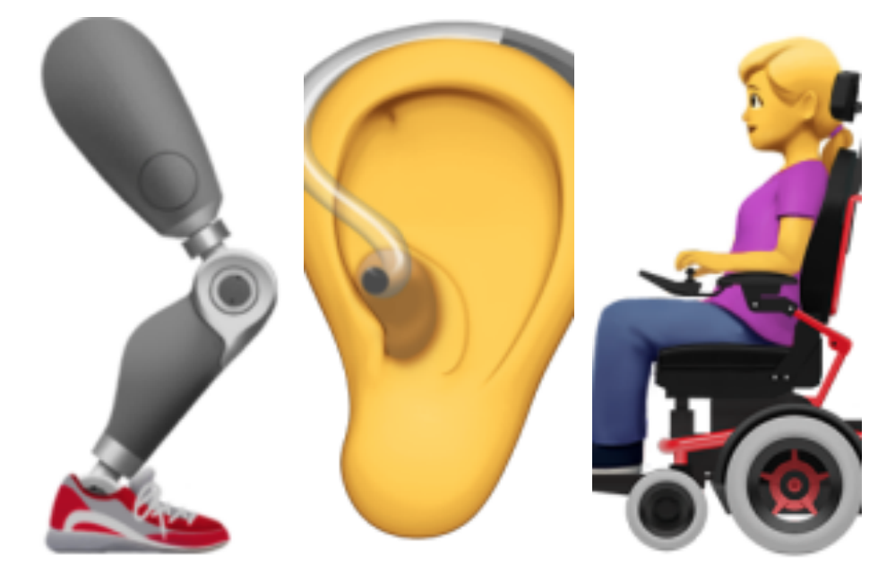 Nuevos emoji buscan representar personas con discapacidad