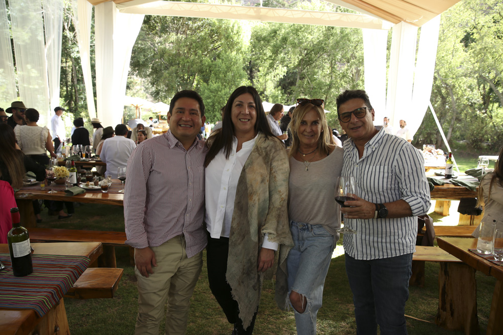 Mario Veliz, Nalu Delgado, Patricia Gamarra y Javier Calderón