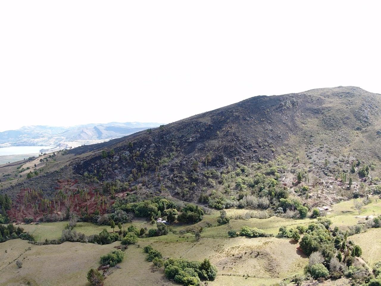 En fotos: Así quedó el páramo de Aquitania tras el incendio