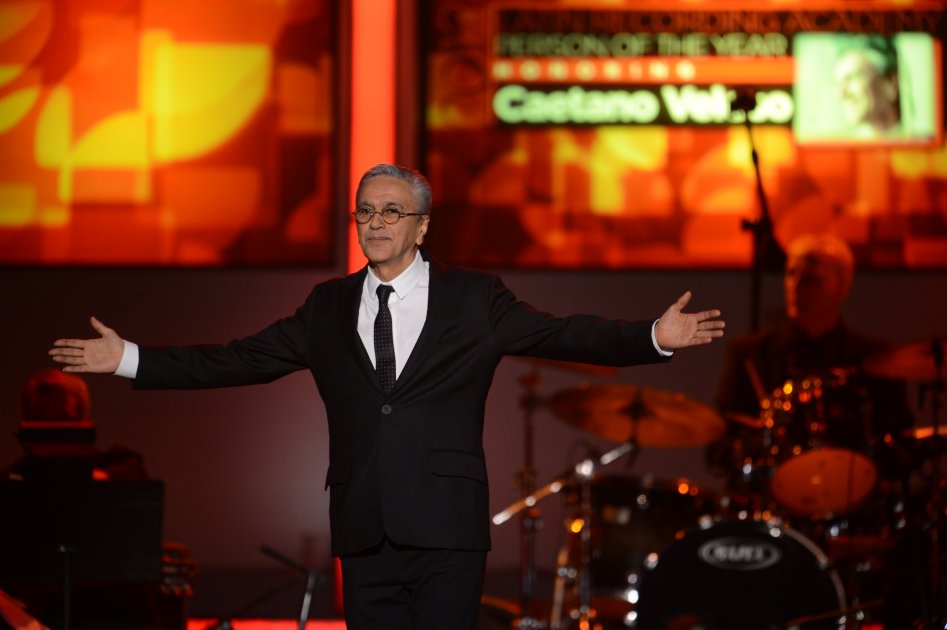 Caetano Veloso, homenajeado en los Grammy Latino
