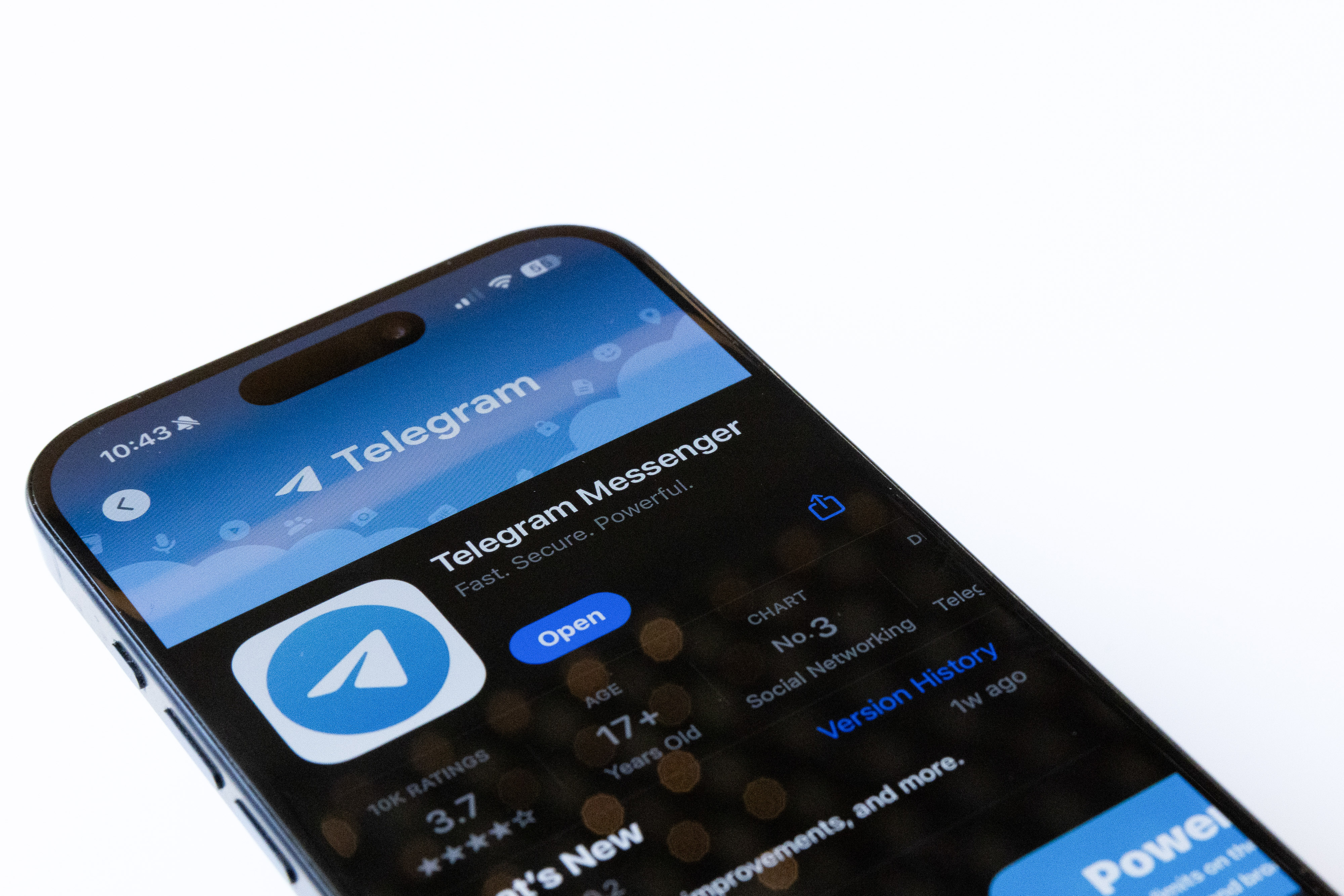 The Telegram messaging app. Photographer: Betty Laura Zapata/Bloomberg