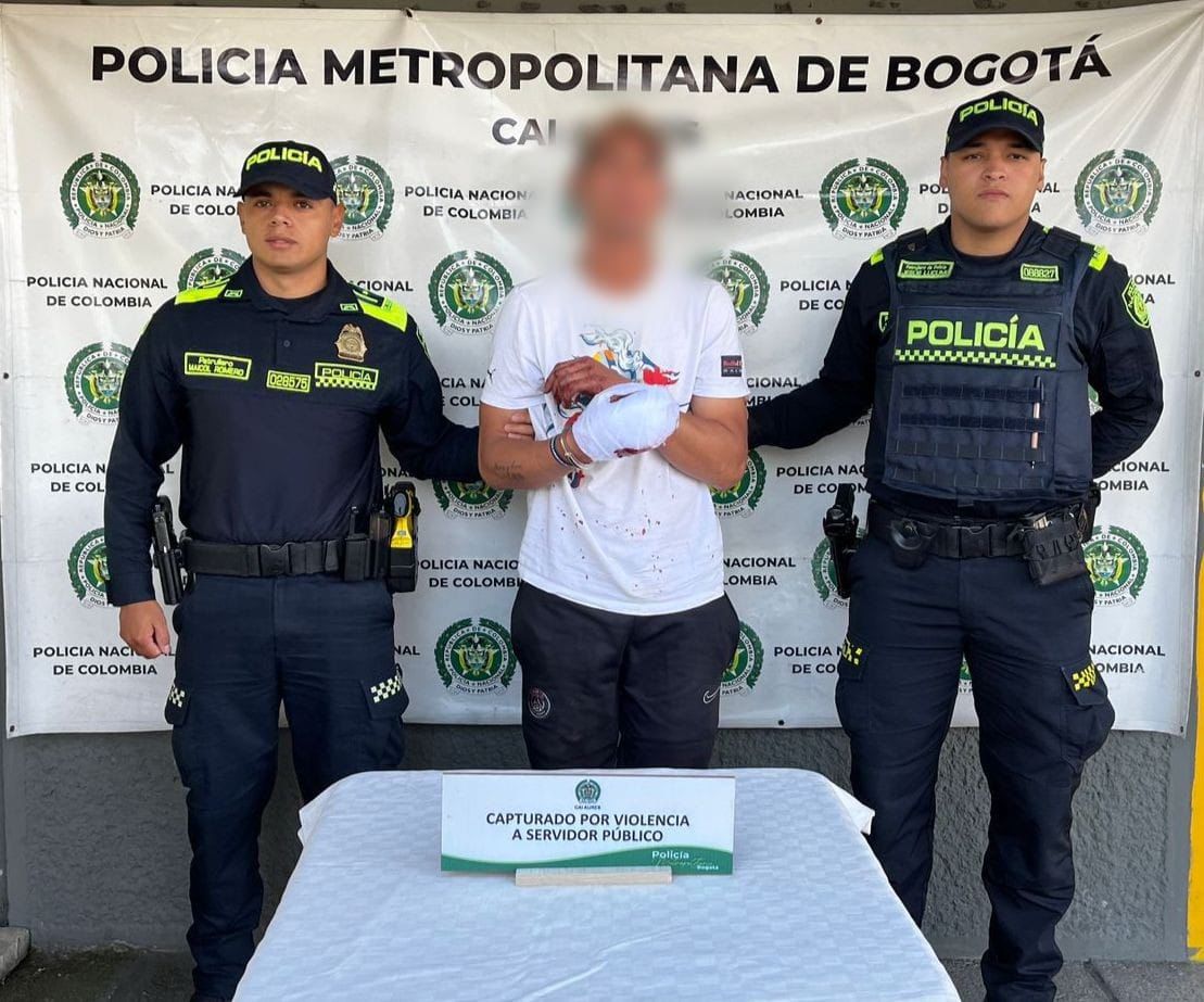 El agresor fue detenido y puesto a disposición de la autoridad competente,
