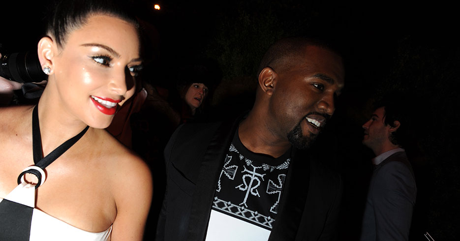 Kim Kardashian y Kanye West sellaron su amor en Italia