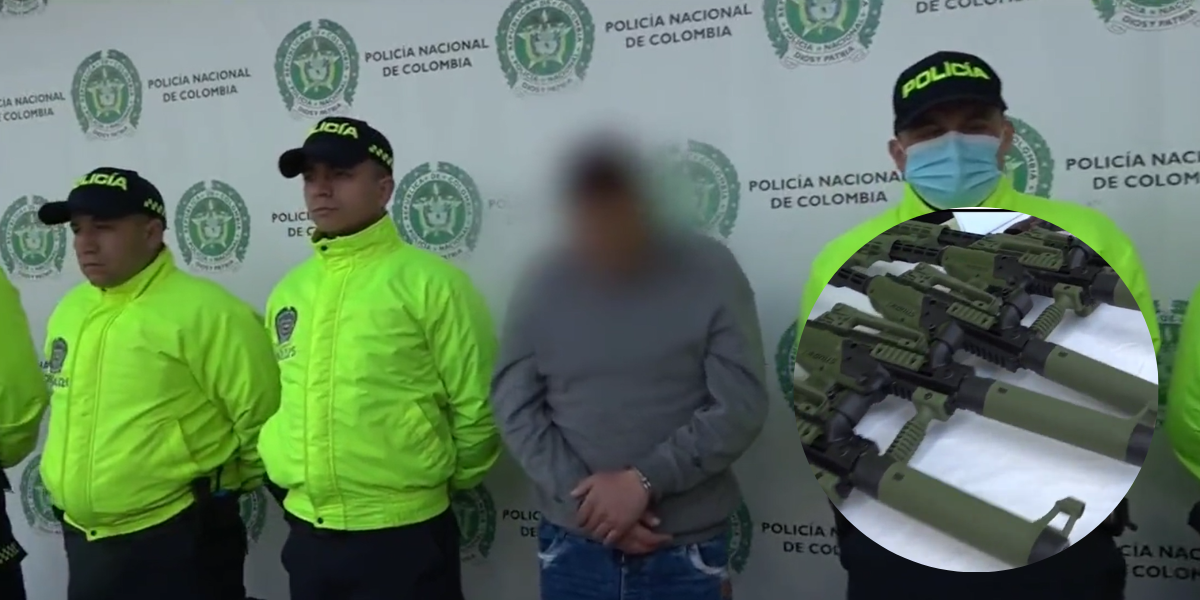 Autoridades hallan arsenal de guerra en una vivienda de Usme: ¡Tenían hasta fusiles!