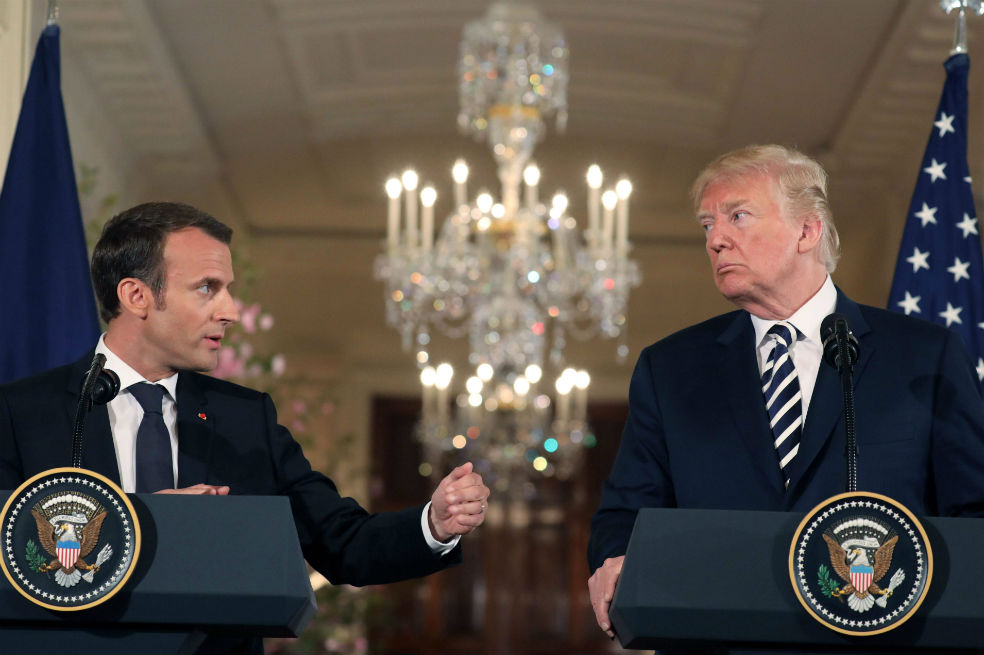 Trump y Macron trabajarán un "nuevo acuerdo" con Irán