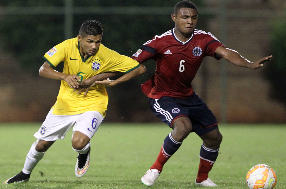 Colombia debutó con derrota ante Brasil en el Sudamericano Sub 17