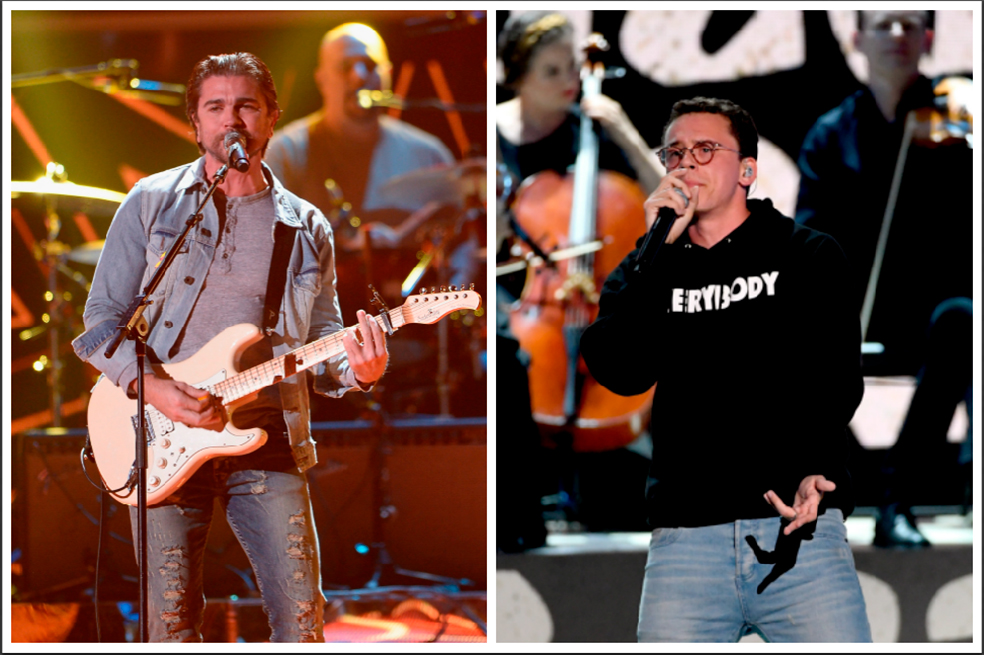 Juanes y Logic. 