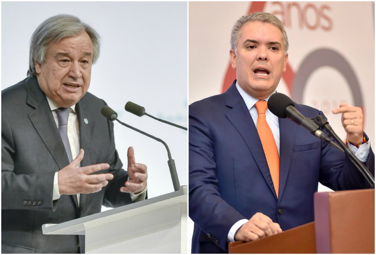 Duque se reunirá este lunes con Antonio Guterres, secretario general de la ONU