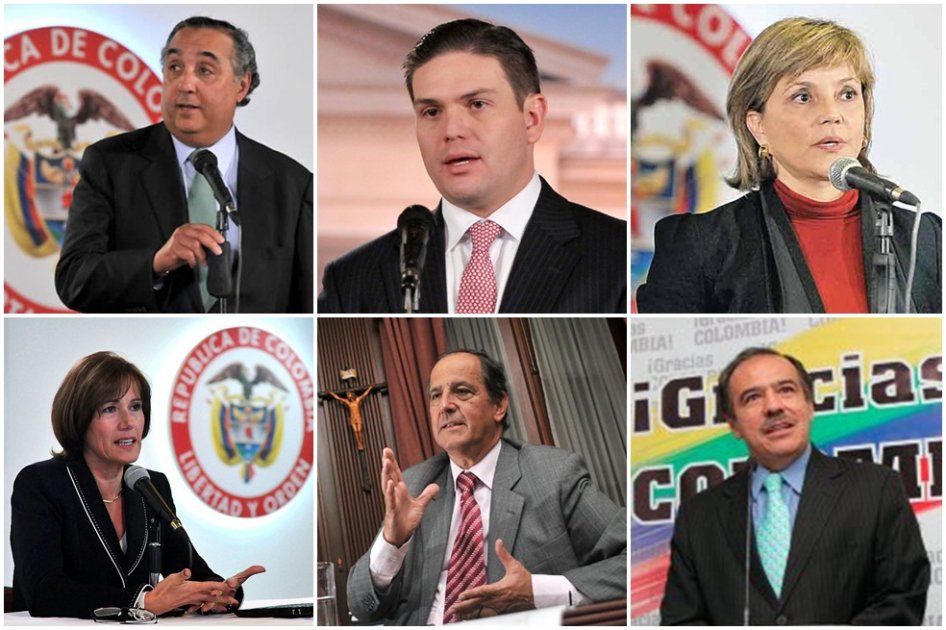 Los ministros más criticados del gabinete Santos