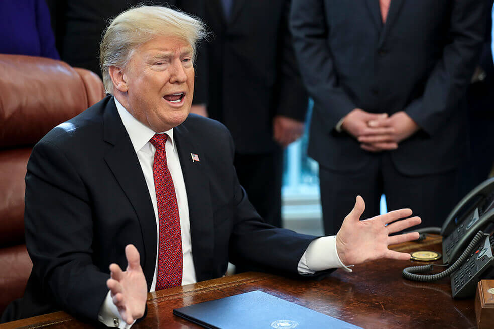 Trump dice que las negociaciones comerciales con China «van bien»
