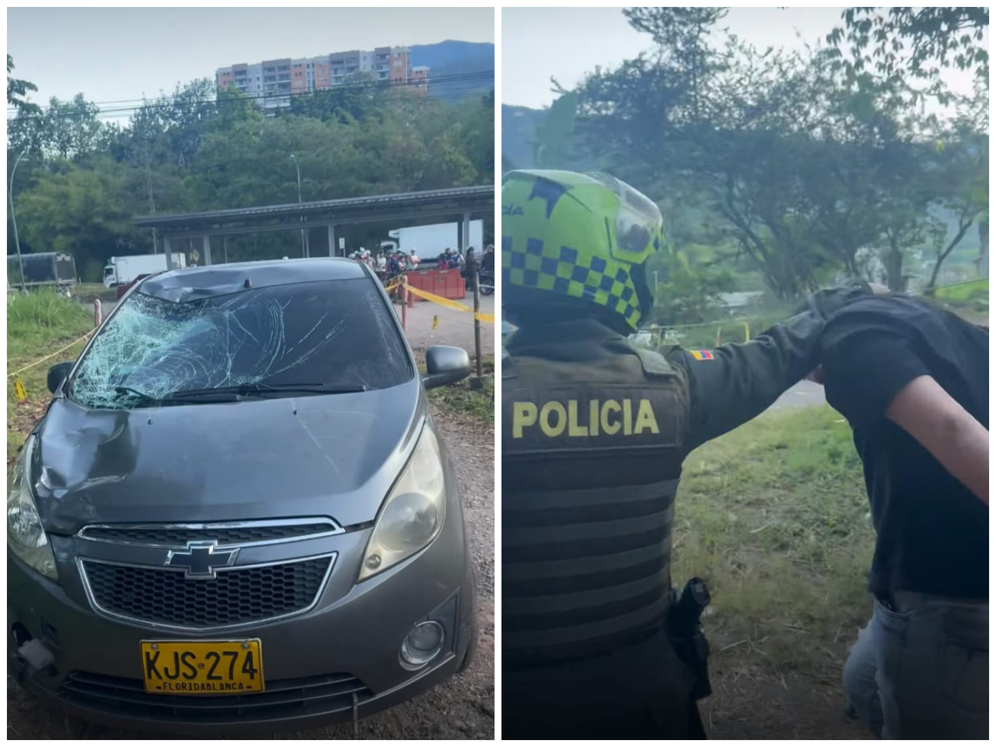 Capturan a conductor que arrolló y mató a ciclista en vía de Floridablanca