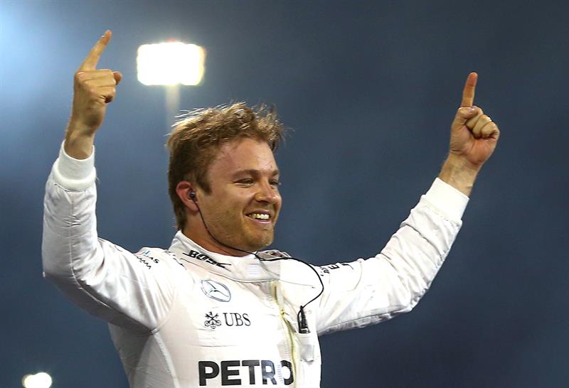 Nico Rosberg ganó en Baréin y sigue líder en el Mundial de Fórmula Uno