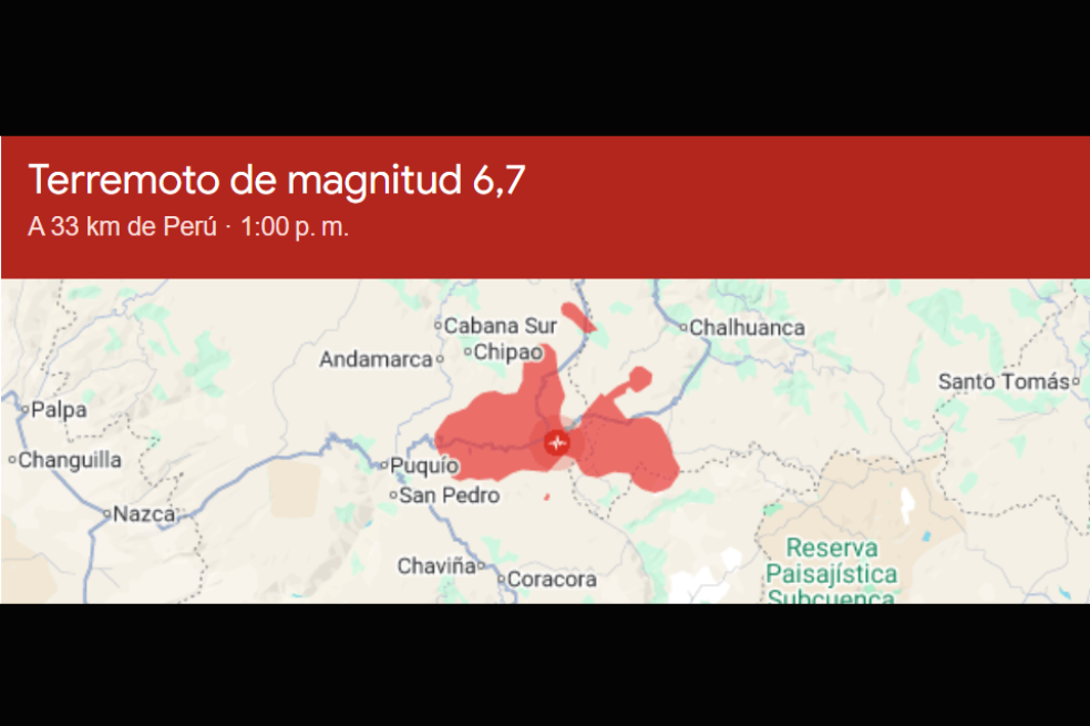 Sismo de magnitud 7,2 sacude el sur de Perú: reportan que no hay daños ni víctimas