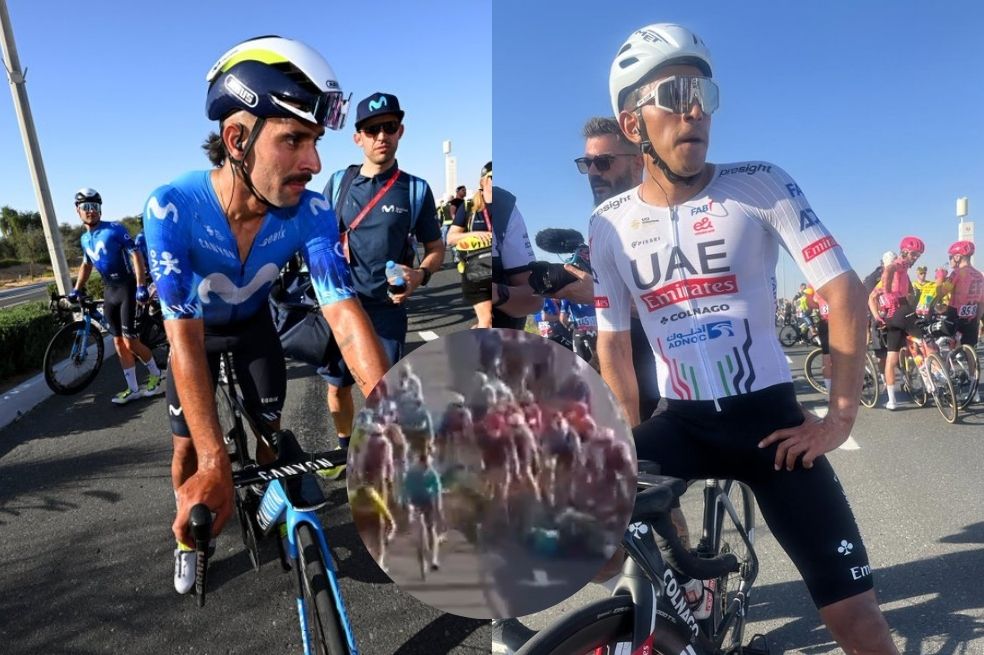 Video: Molano y Gaviria, protagonistas en un esprint marcado por violenta caída