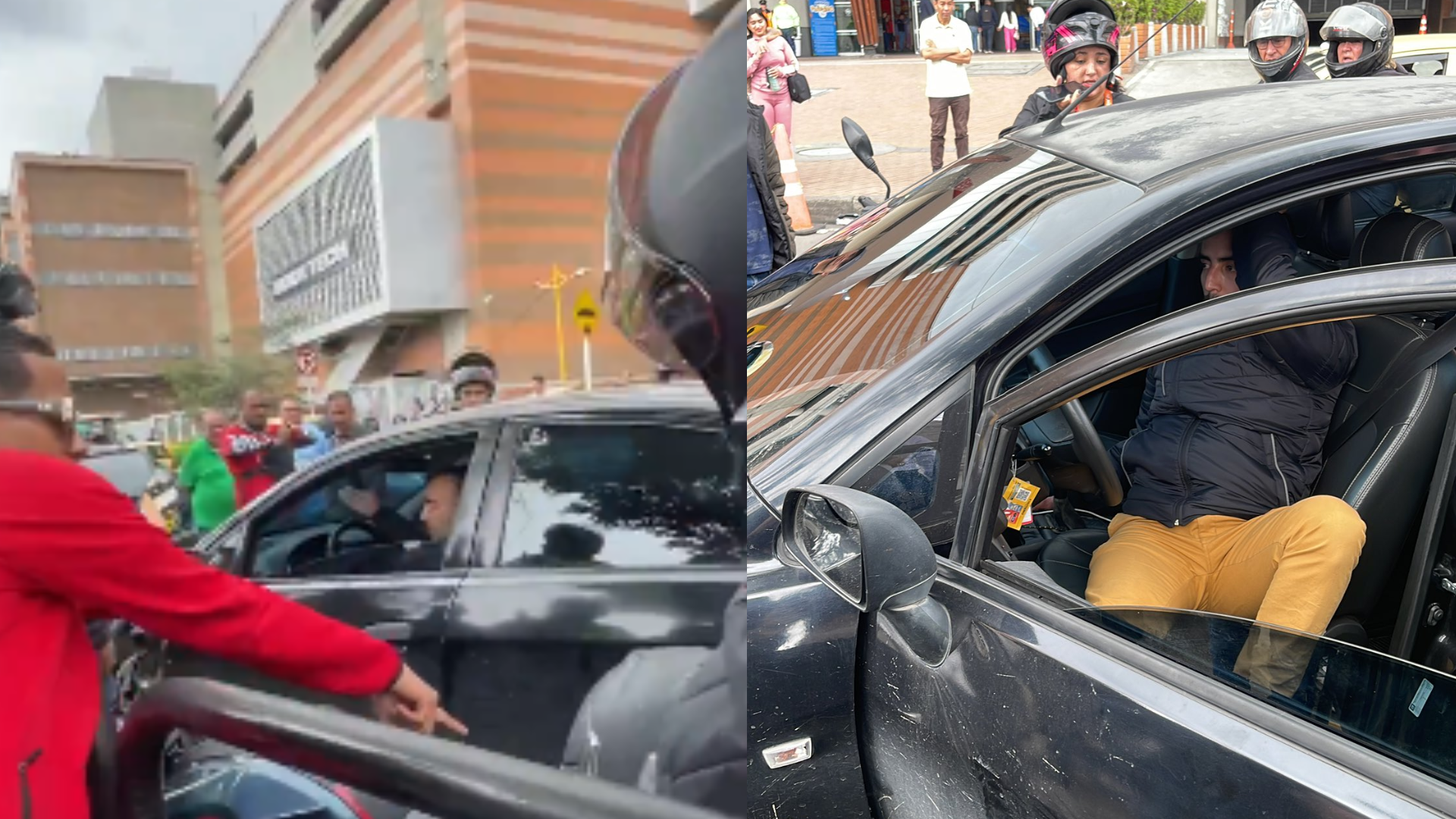 Aparatoso accidente: ciclista fue arrollado por conductor que intentó huir