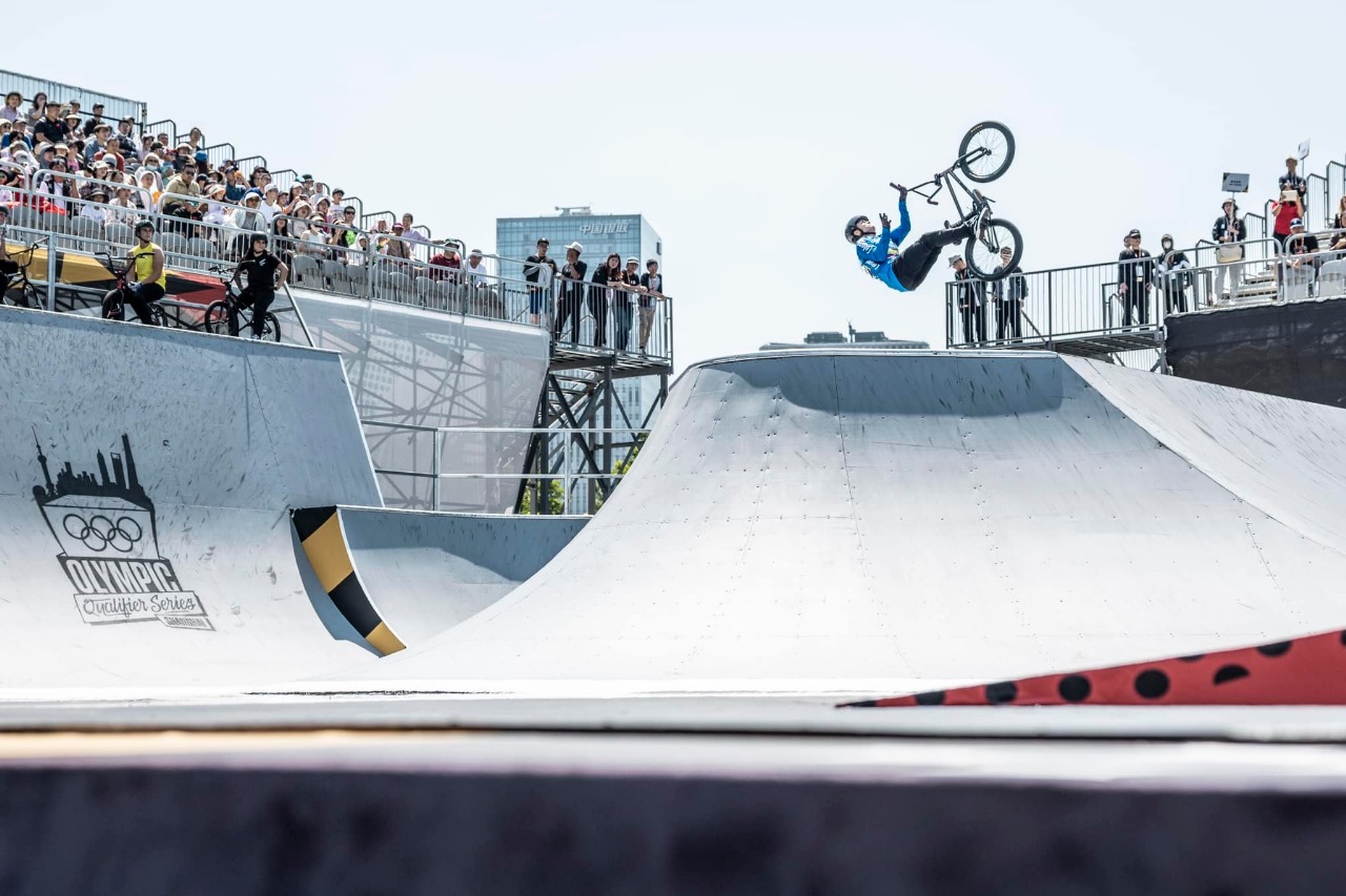 Queen Villegas brilló en Shanghái: vea su espectacular show de BMX Freestyle