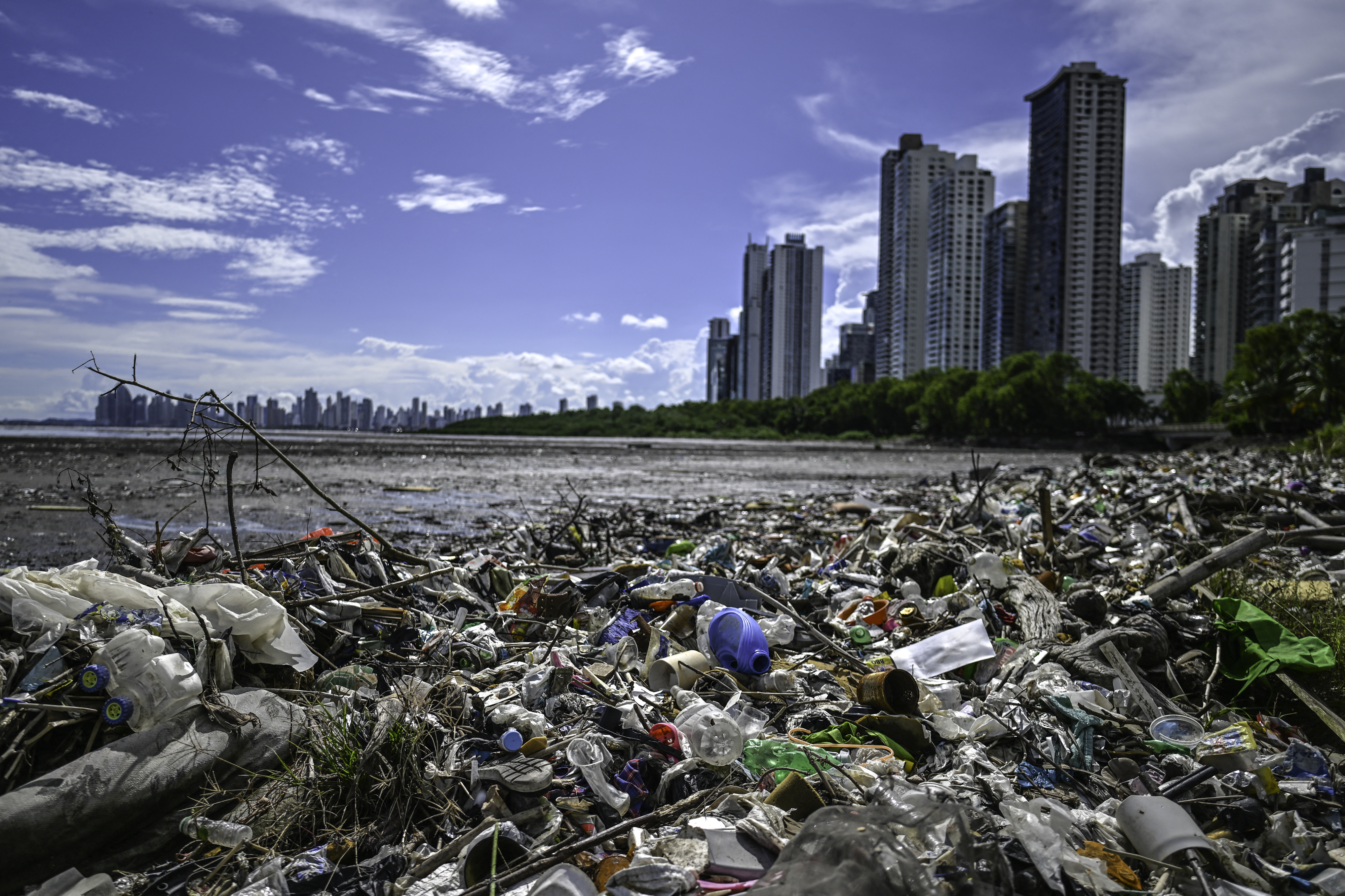 Así luce Wanda, la máquina que devora la basura que contamina Panamá