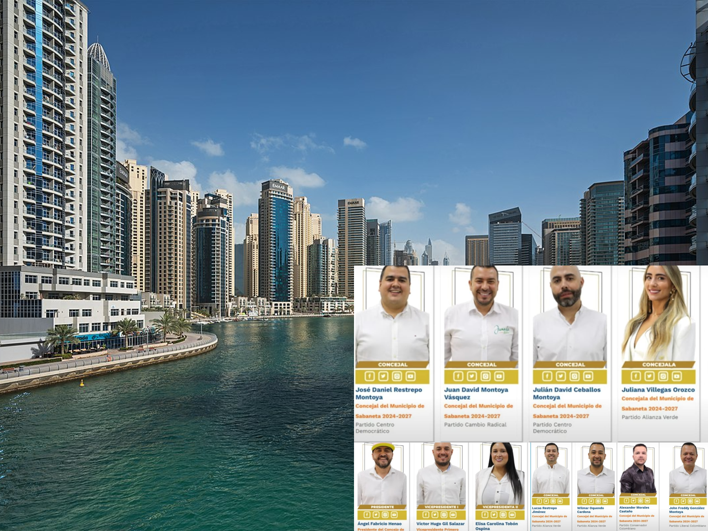Polémica en Sabaneta: concejales hicieron millonario gasto en viaje a Dubai