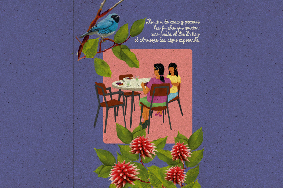"Yo preferí quedarme porque si ellos vuelven, ¿a quién van a encontrar?", dice Yaneth.