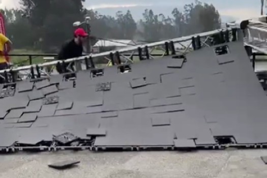 Periodista murió en autódromo de Tocancipá por caída de pantalla gigante