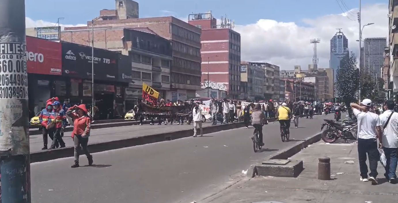 Movilidad hoy: Continúan bloqueos por manifestaciones en Universidad Distrital