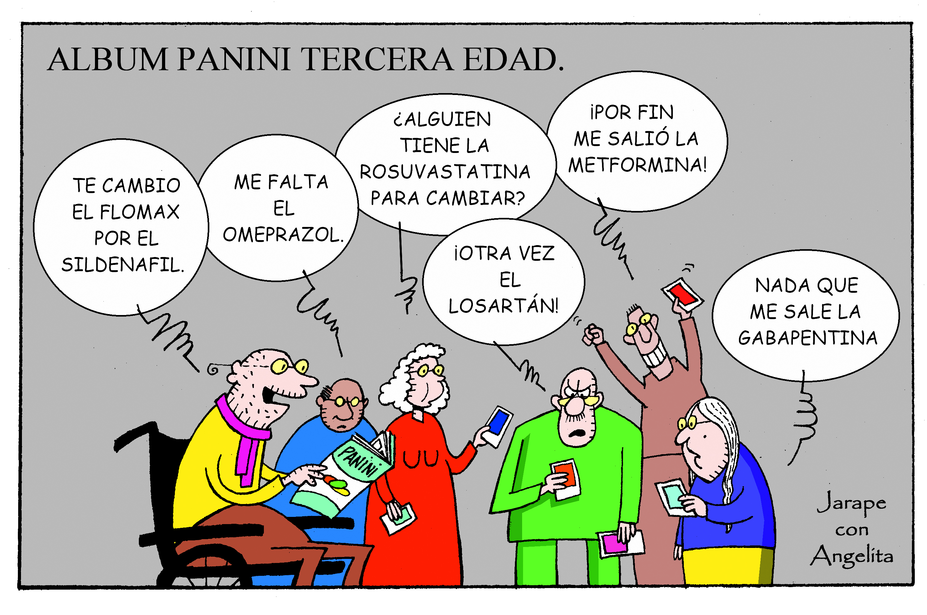 Álbum Panini de la tercera edad