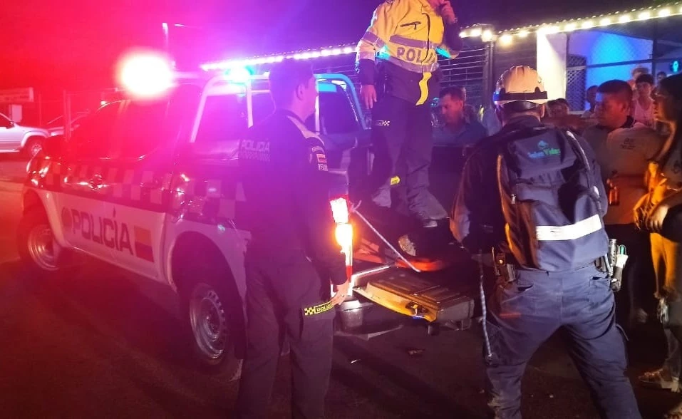 Policía de San Gil investiga atropellamiento que dejó 10 heridos