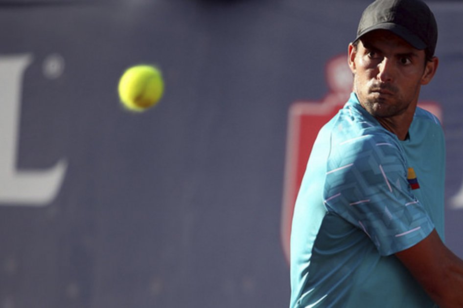 Santiago Giraldo se retiró del ATP 500 de Río. Foto: AFP