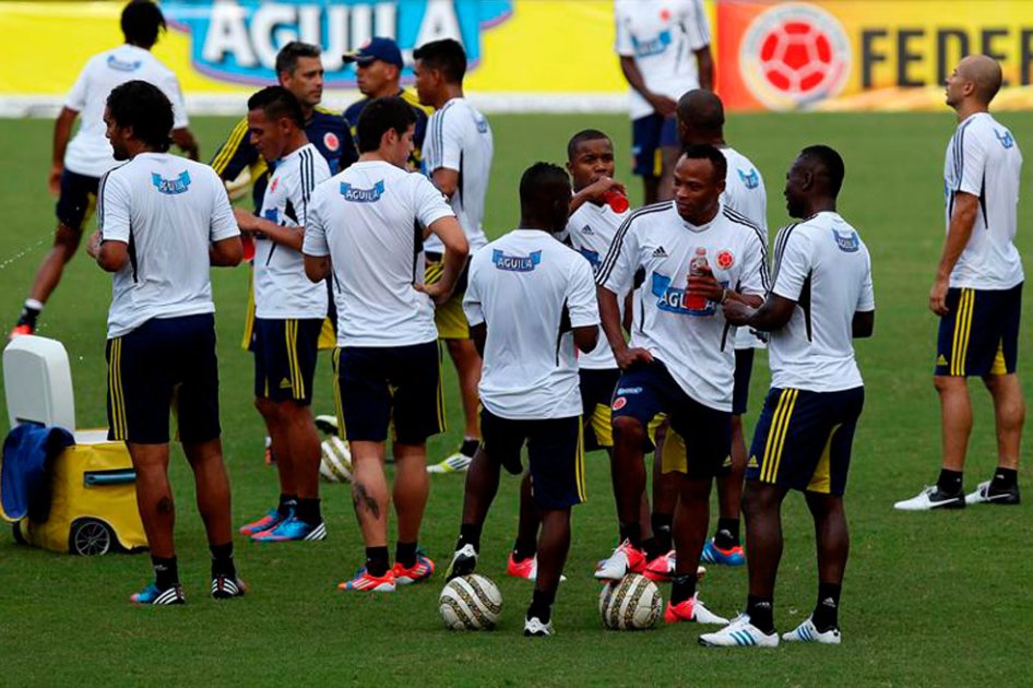 Colombia terminó preparación en campo para enfrentar a Uruguay