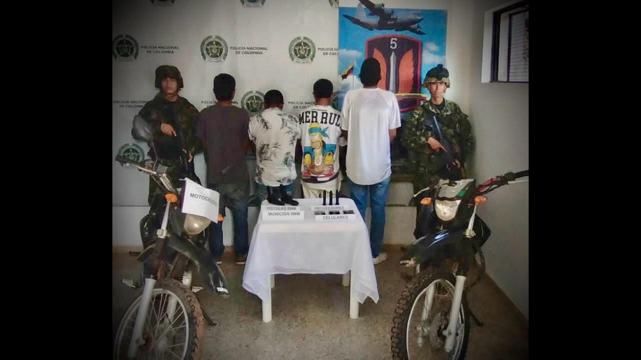 Capturan en Meta tres presuntos extorsionadores de la Segunda Marquetalia