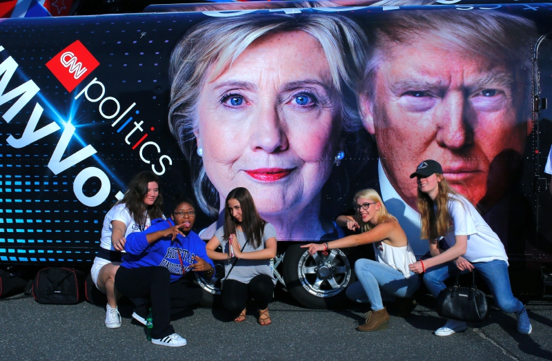 Así será el primer  debate Clinton-Trump