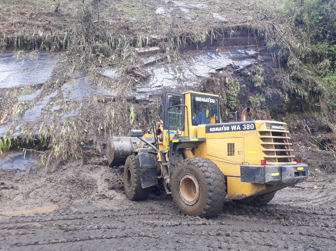 Transversal del Sisga y otras vías con cierres por lluvias este 3 de junio