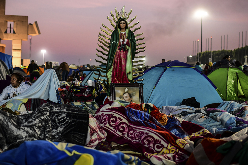 La Virgen de Guadalupe, otra damnificada de la pandemia en México
