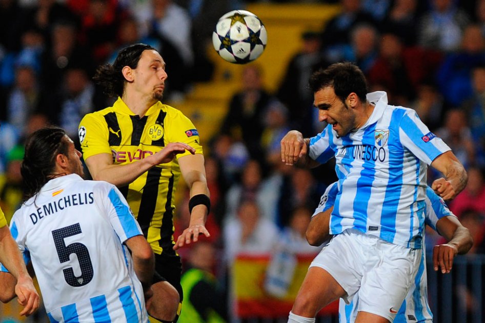 Málaga y Borussia Dortmund igualaron 0-0