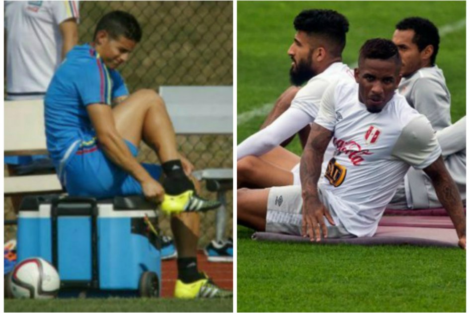 Colombia y Perú, con bajas importantes en debut de las eliminatorias