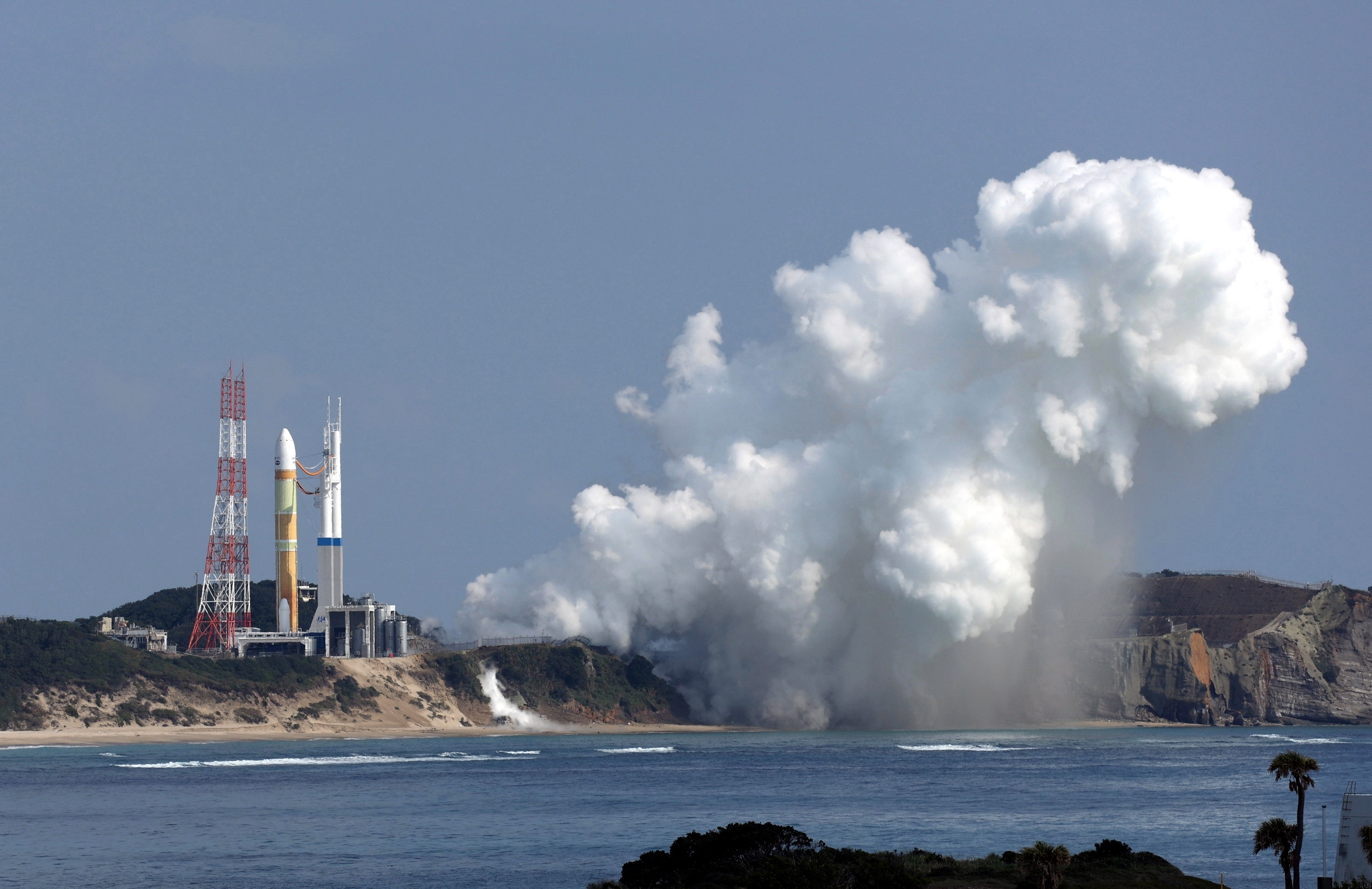 Cohete espacial japonés estalló durante una prueba