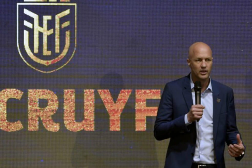 Jordy Cruyff: nuevo director técnico de la selección de Ecuador