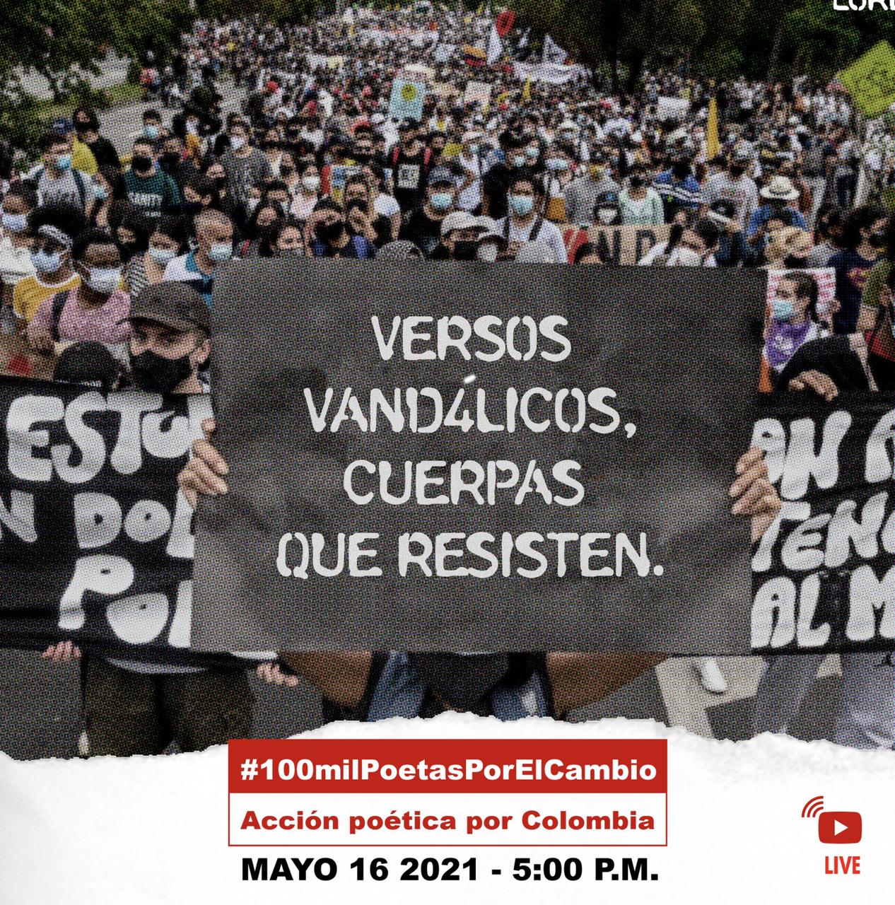 “100 mil poetas por el cambio”: un poema colectivo por la democracia en Colombia