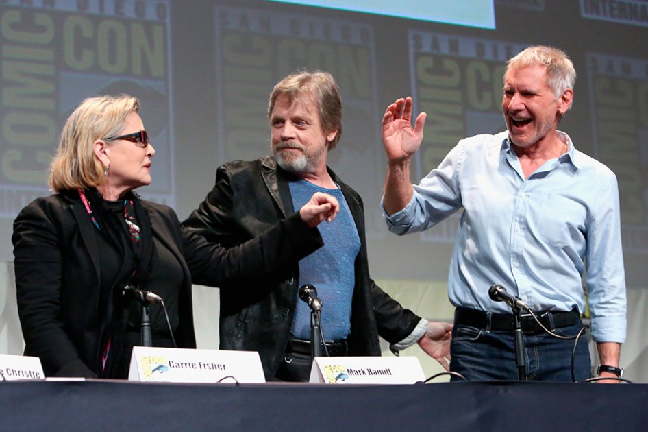 Carrie Fisher se arrepiente de haber expuesto su romance secreto con Harrison Ford