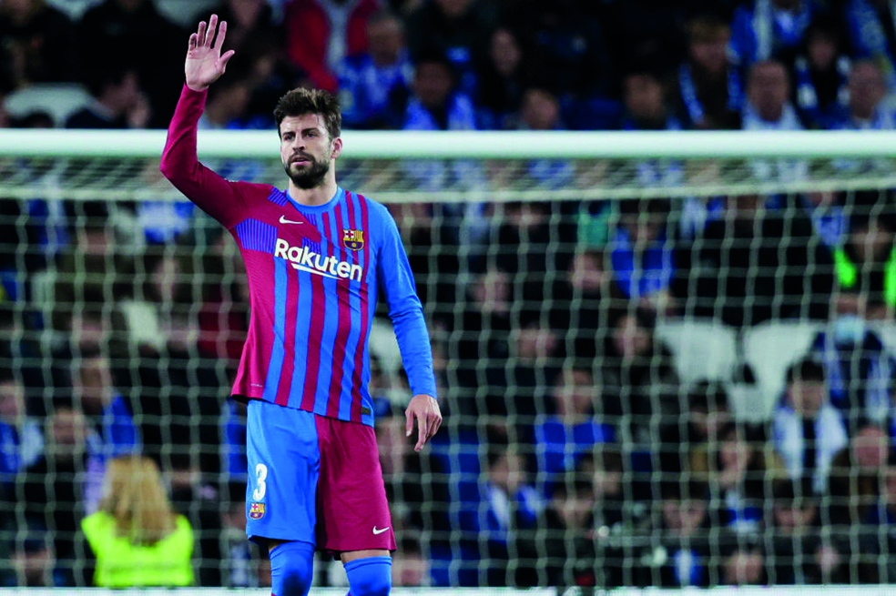 ¿Qué hace Piqué en medio del escándalo de su ruptura con Shakira?