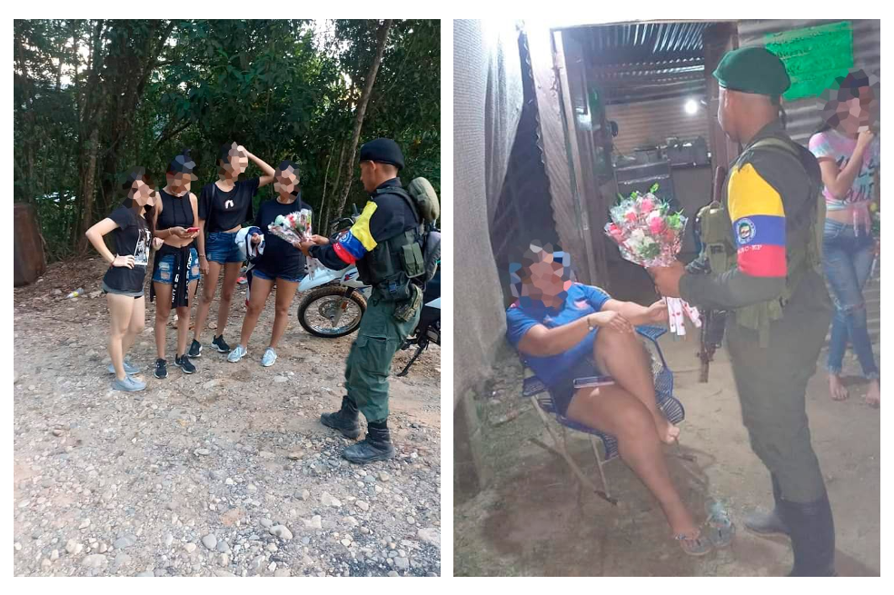 Disidencias de las Farc aparecieron en el caso urbano de Tibú entregando regalos