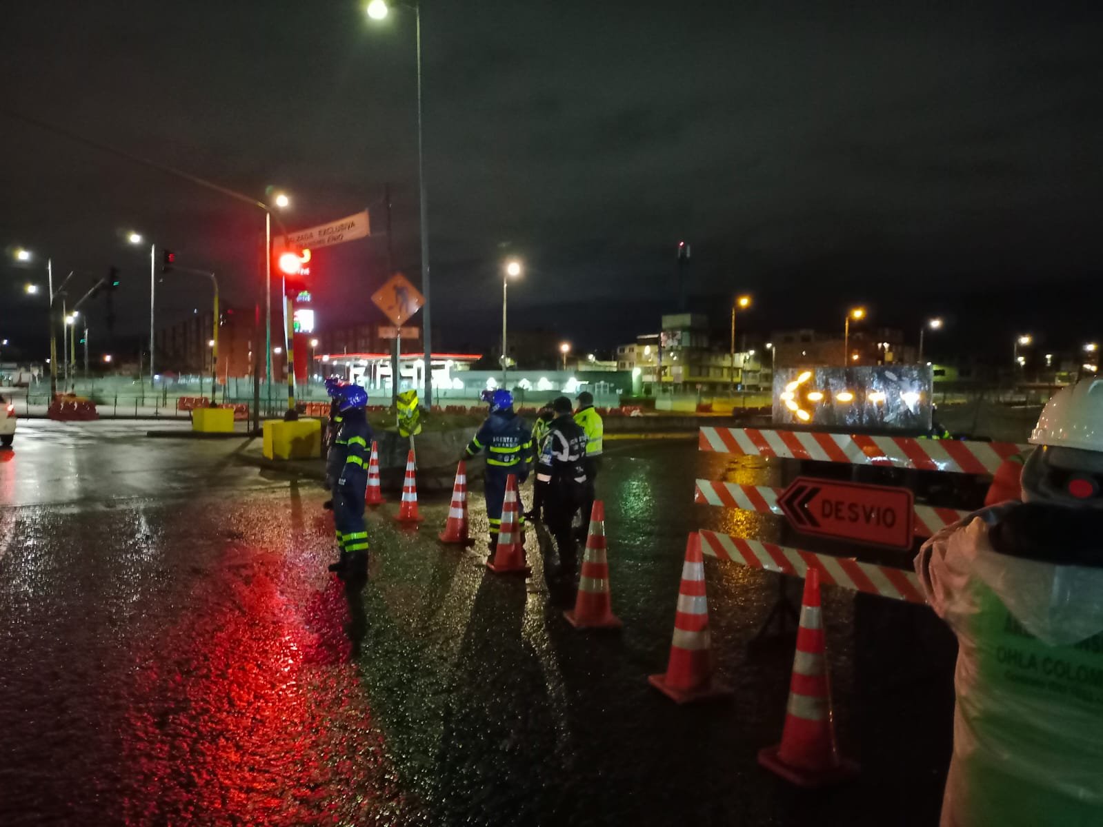 Con trancones, iniciaron cierres sobre la avenida Ciudad de Cali en Bogotá